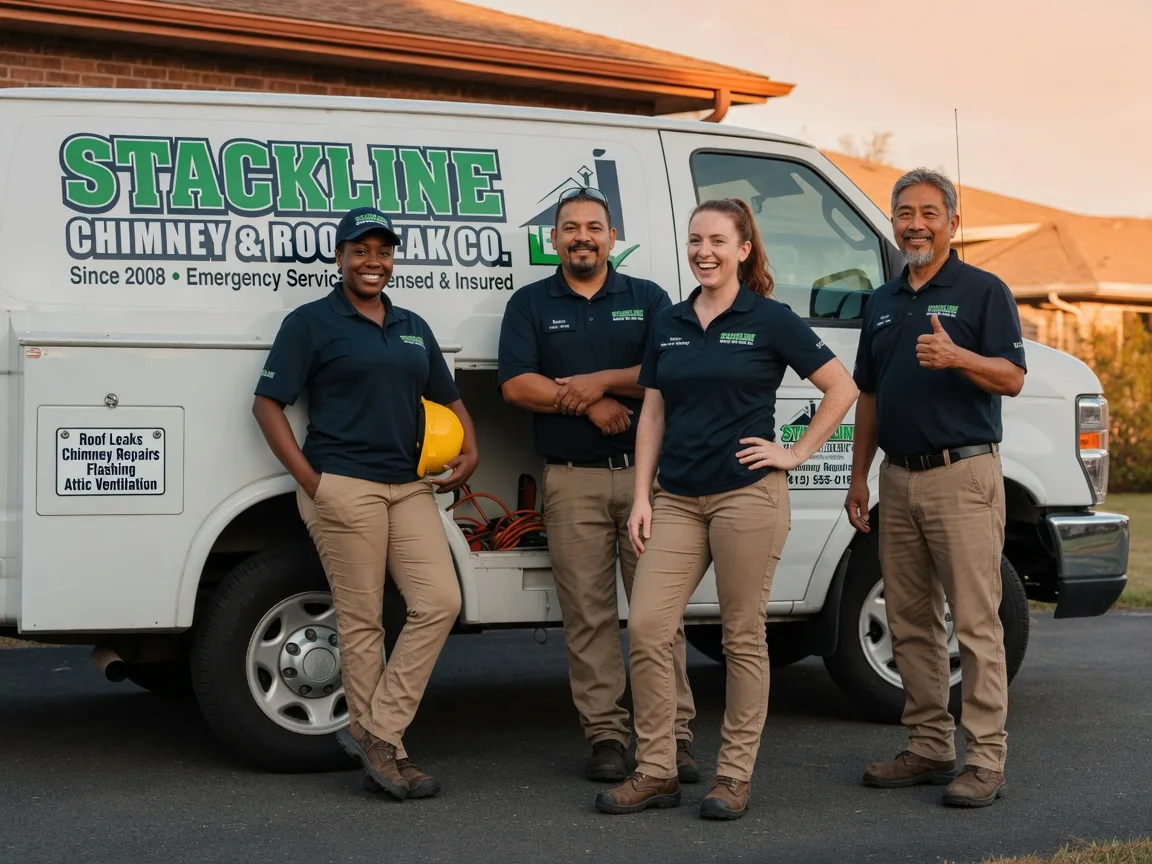 Chimney flashing repair company in Lindsay, CA